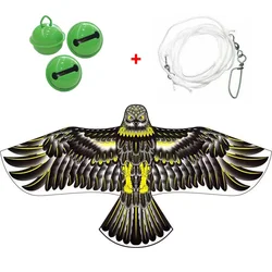Large Eagle Hawk Kite Bird Repellent Scarecrow Decoy (120cm Black eagle)
