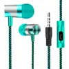 Portable 3.5mm In-ear Headphones Stereo High Definition Wired Headset Deep Bass Noise Canceling Earbuds 2