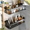 Kitchen Storage Rack Space Aluminum Sink Tool Sponge Rag Organizer Self Adhesive Bathroom Cosmetic Shelf 1