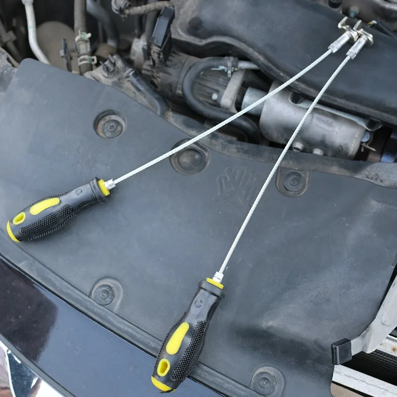 Oil Drain Plug Removal Tool Magnetic Oil Plug Remover Wrench Anti Scald Auto Car Oil Drain Wrench Automobile Repair Maintenance