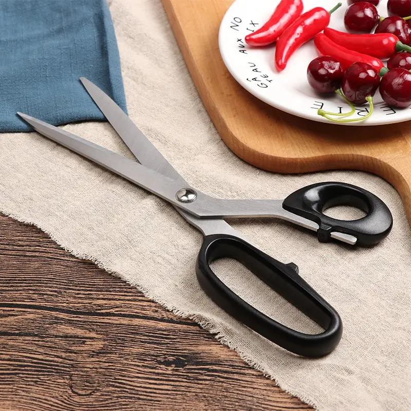 Kitchen scissors 9.75 Inch Multifunctional Stainless Steel Barbecue Food Cutters Crop Tool Household