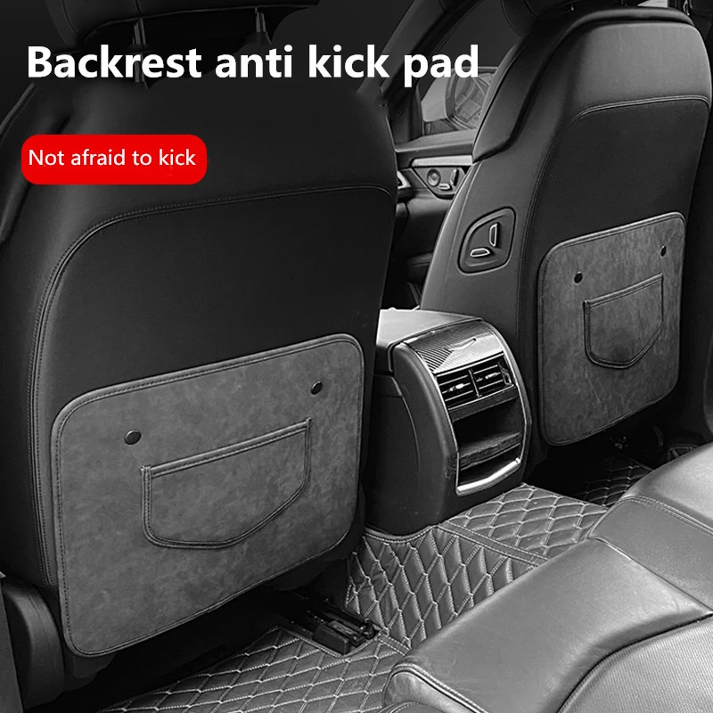 Car New Seat Back Anti Kick Mat Accessories Autos Accesorios Rear Anti-kick Grinding Pads Car Accessories Interior