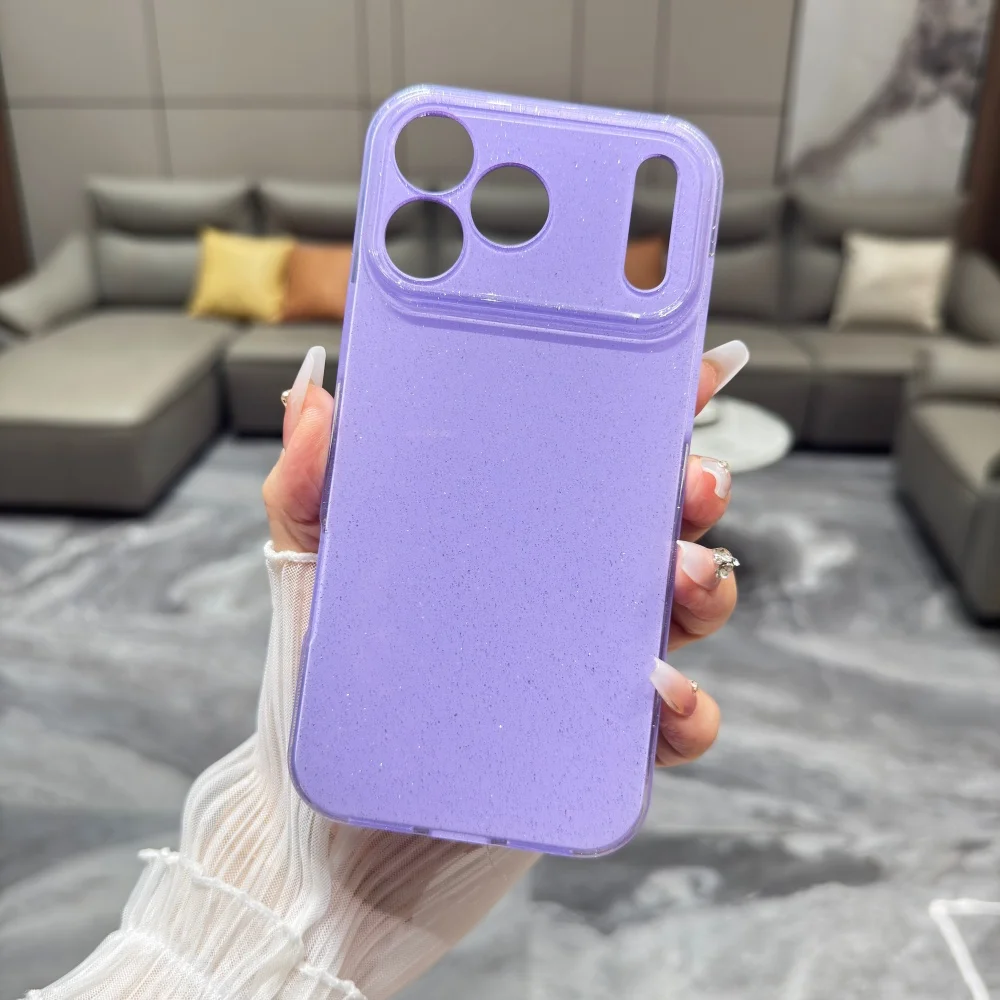 Luxury Glitter Silicone Phone Case - Sparkle Soft Shockproof Cover