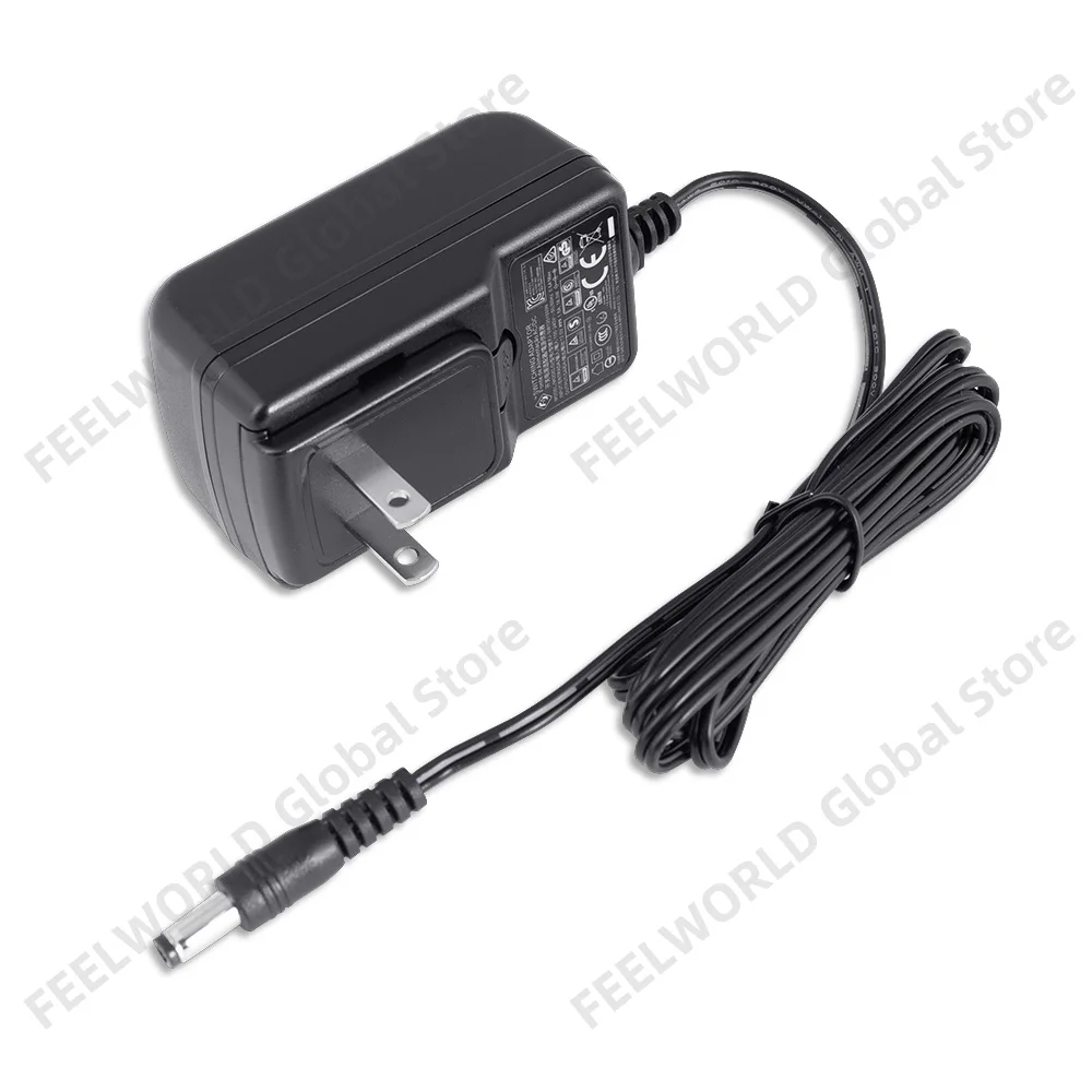 FEELWORLD 가정용 스위칭 전원 어댑터, Feelworld F570, T7, FW703, FW759, S55, DC 12V, 1.5A, 100V, 240V, 50Hz, 60Hz