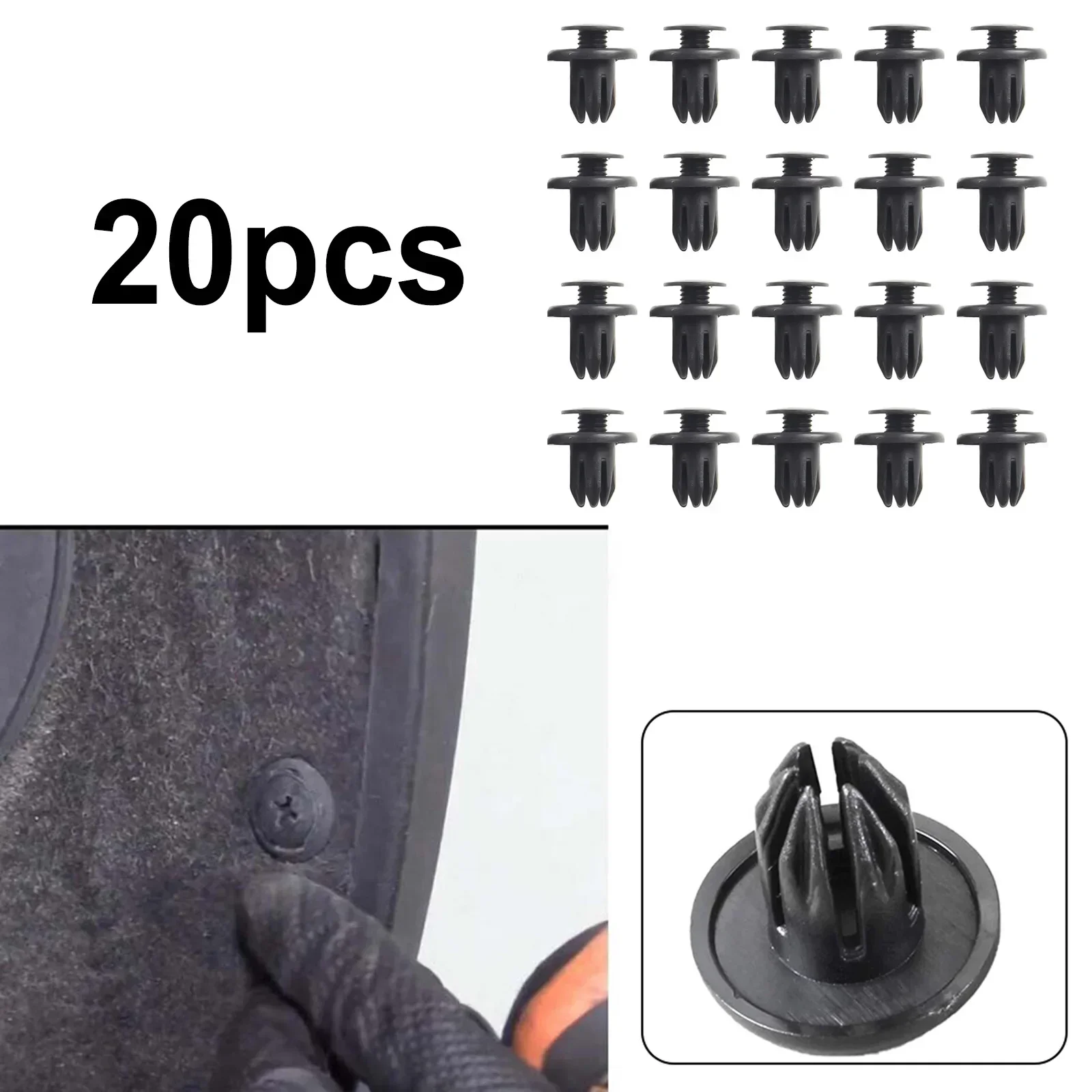 20pcs Auto Wheel Arch Trim Clips Fasteners Grey Rivets Fit For BMW... | CA