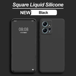 Liquid Silicone Rubber Protector Case - Sleek & Durable Phone Cover for Redmi Note 12 4G (Black)