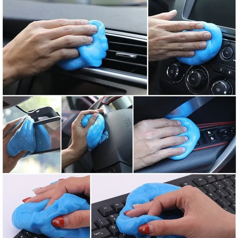 Cleaning Gel Super Dust Clean Clay Dust Keyboard Cleaner Slime Toys Cleaning Gel Car Gel Mud Putty Kit USB for Laptop Cleanser Glue Cars Part