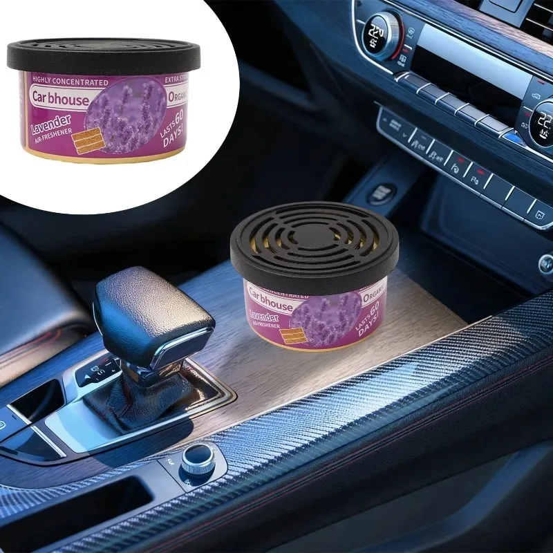 Car Air Freshener Wooden Organic Cans Odor Eliminator Natural Essential Oil Car Diffuser Long-Lasting Fragrance for Home Closet