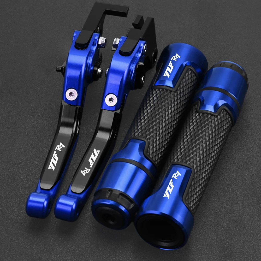 

For yamaha YZFR7 YZF-R7 2023 2022 Adjustable Folding Brake Clutch Levers Hand Handlebar grips Ends YZF R7 Motorcycle Accessories