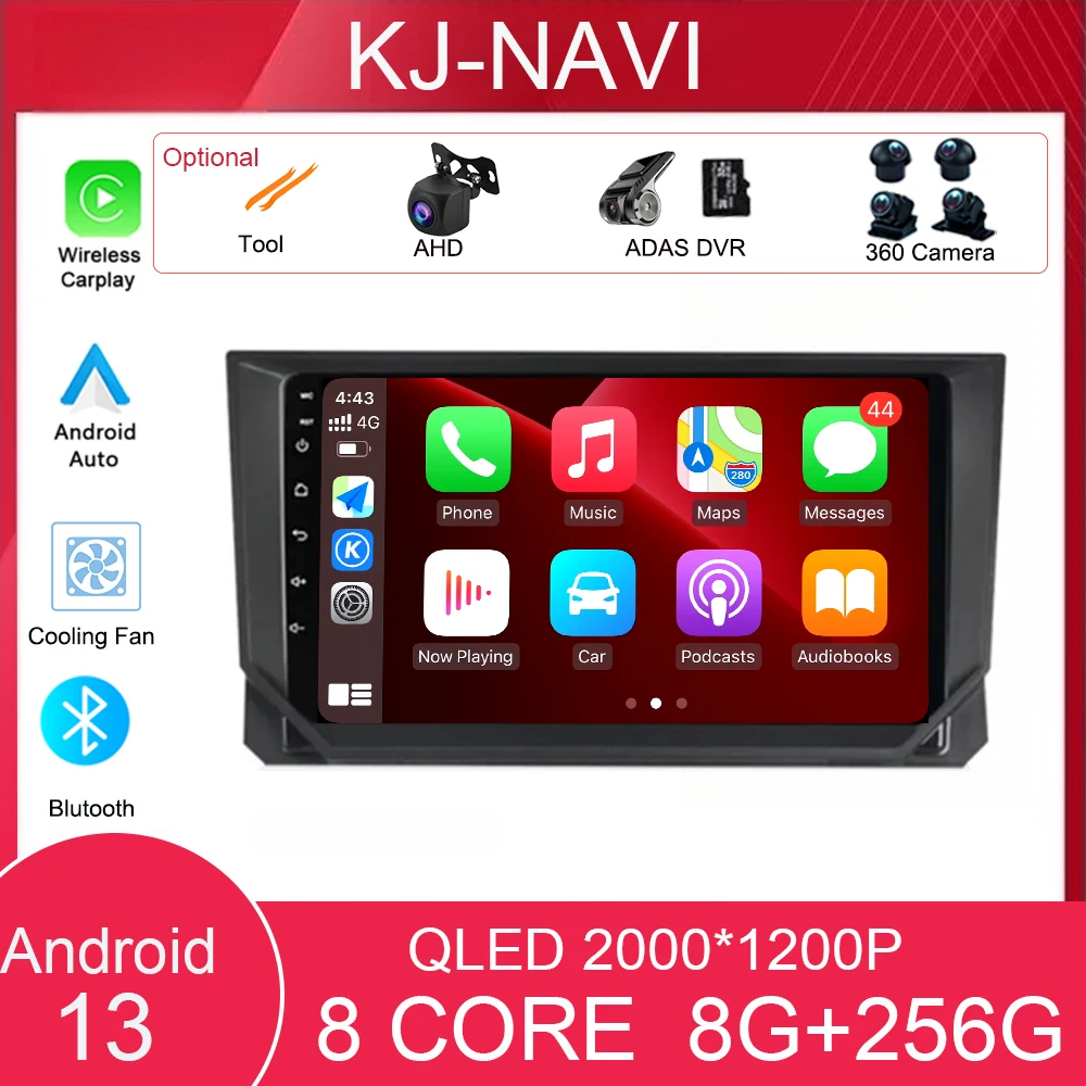 

Car Radio Android 13 For SEAT Ibiza 2017 2018 2019 2020 Auto 4G+WIFI Car Radio Navigation Multimedia Video Player Carplay Stereo