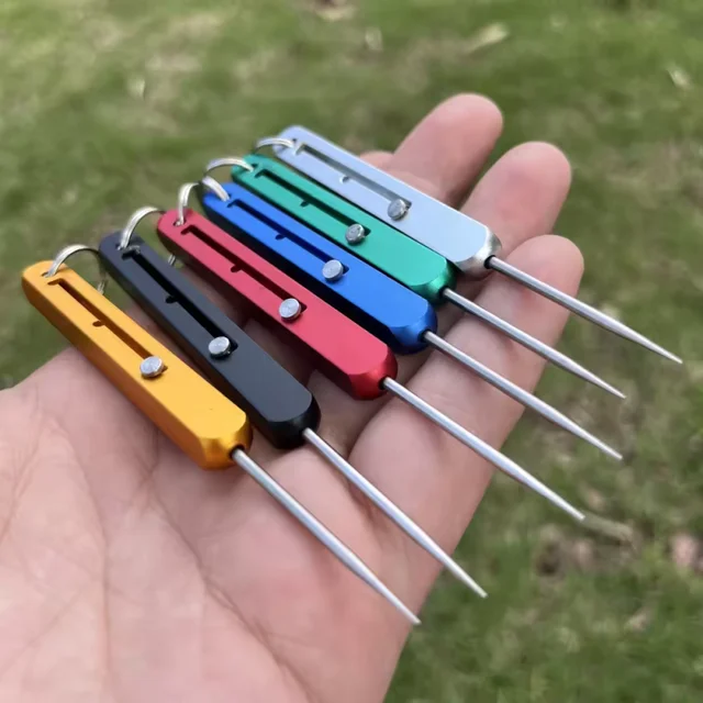 Portable Titanium Toothpick with Holder 6