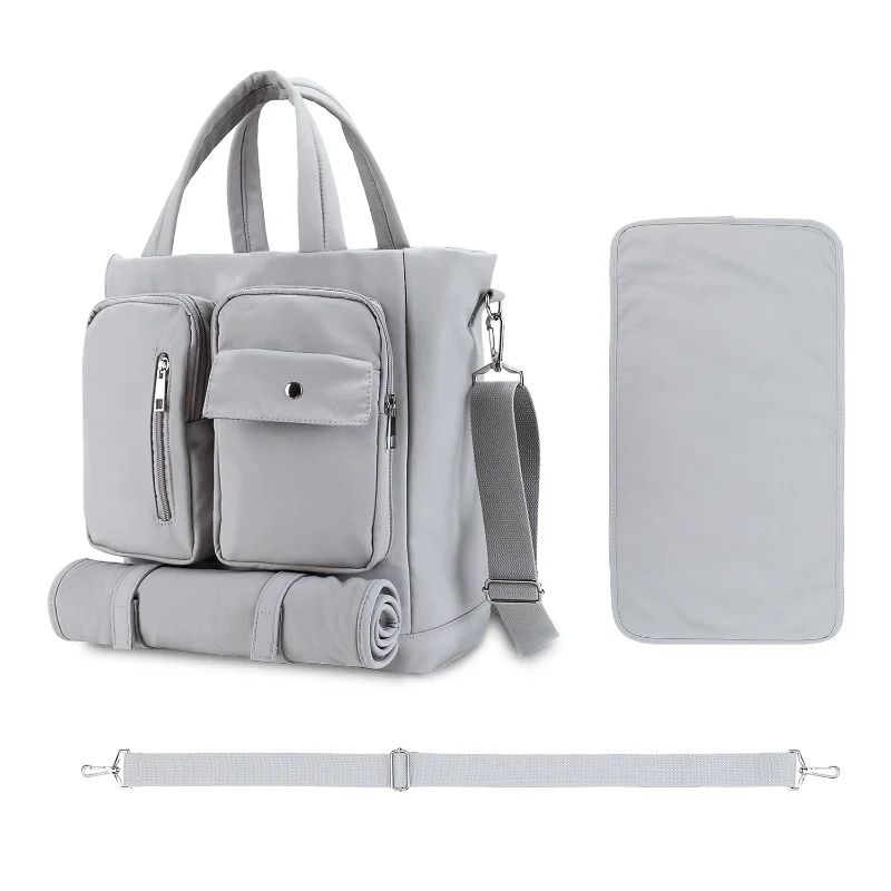 

Водонепроницаемая нейлоновая изоляционная сумка для детских подгузников, сумка на одно плечо для мам, портативные дорожные рюкзаки для мам и детей