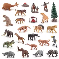 12 Simulated Prehistoric Animal Models Of Ancient Hominids Giant Rhinoceros Mammoths Multiple Children'S Decorative Toys 2