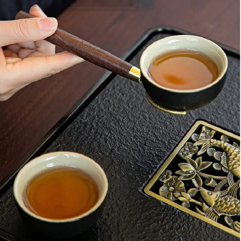 6Pcs/Set Tea Ceremony Set Heat-resistant Kongfu Tea Tools Wooden Chinese Teaspoon Tong Needle Set Tearoom Supplies tea ceremony tools tea set