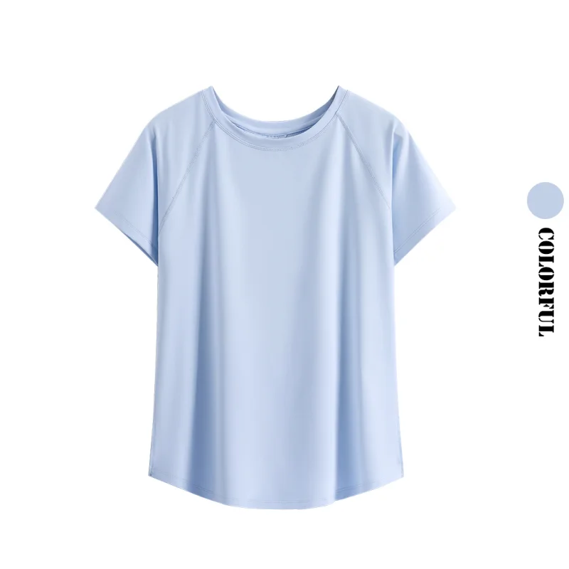 DRUR Summer Open Back Yoga Shirt Short Sleeve Sport Tops With Hollow Back Design Lightweight Quick Dry Running Gym Workout Tee 2