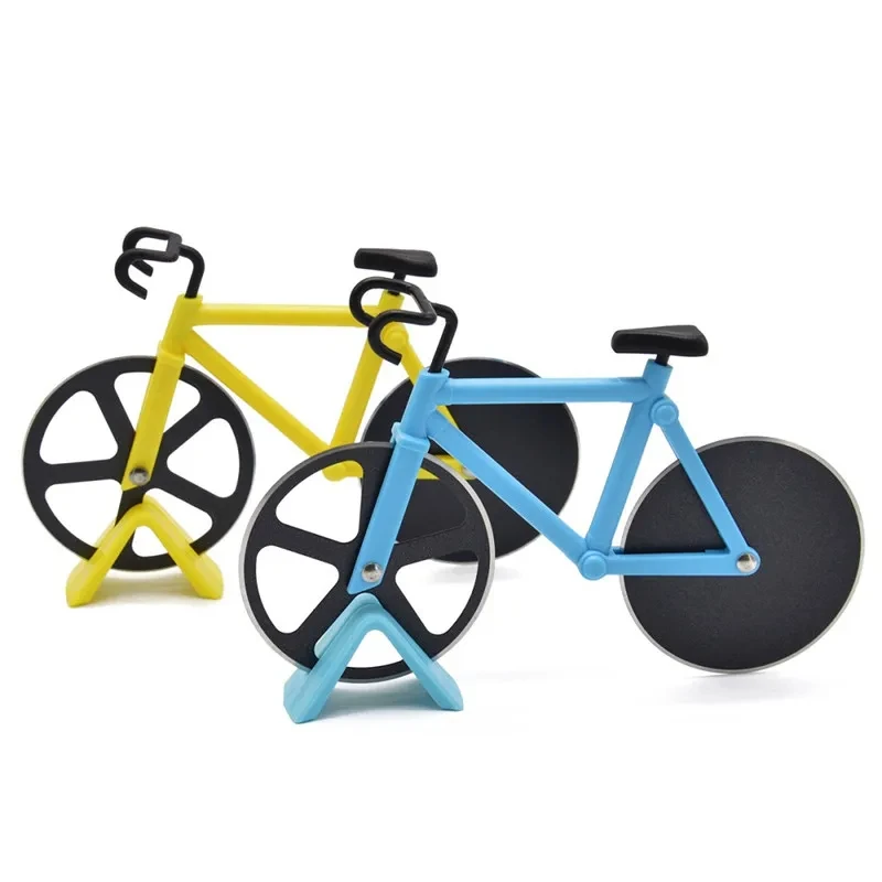 Creative Pizza Cutter Bicycle Shape Pizza Cutter Reusable Slicer Picnic Practical Stainless Steel Kitchen Accessories pizza cutter