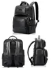 BOPAI The first layer of cowhide backpack; Business backpack; USB backpack; Travel backpack; Large capacity backpack; Multi-func 3