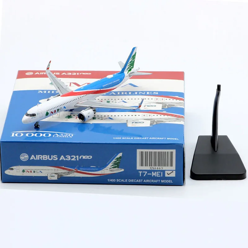 1400 Scale MEA Airlines A321neo T7ME2 Planes Model Airplanes Airlines