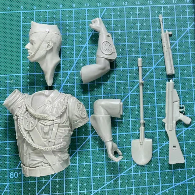 1/10 Scale Die Cast Resin Figure Model Assembly Kit Resin Bust Unpainted Need To Assemble DIY Toy Model 5