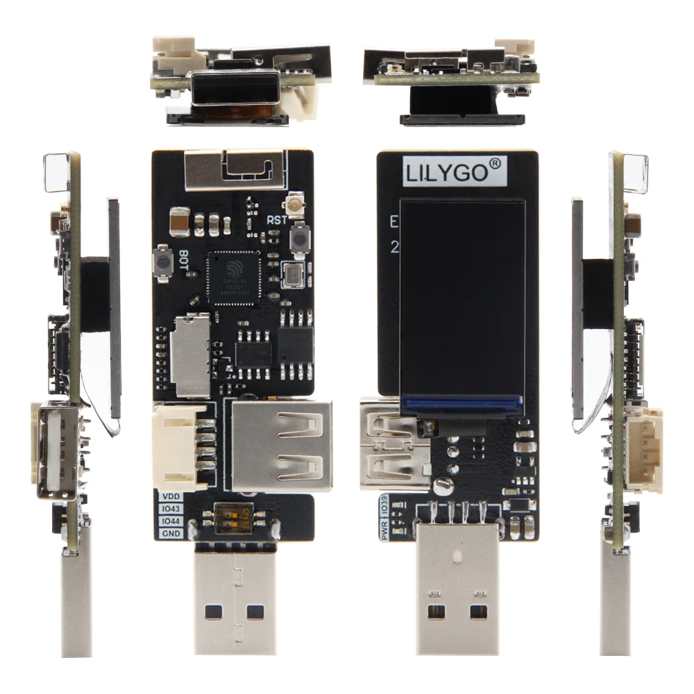 ® T-Dongle ESP32-S2 Development Board Wireless WIFI Module OTG Male Female Inter