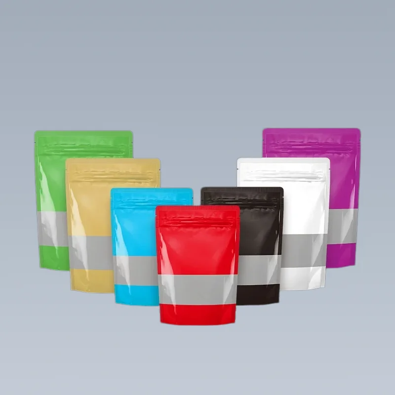 Aluminum Foil Window Pouches For Snacks With Custom Logo Design_voghion.com