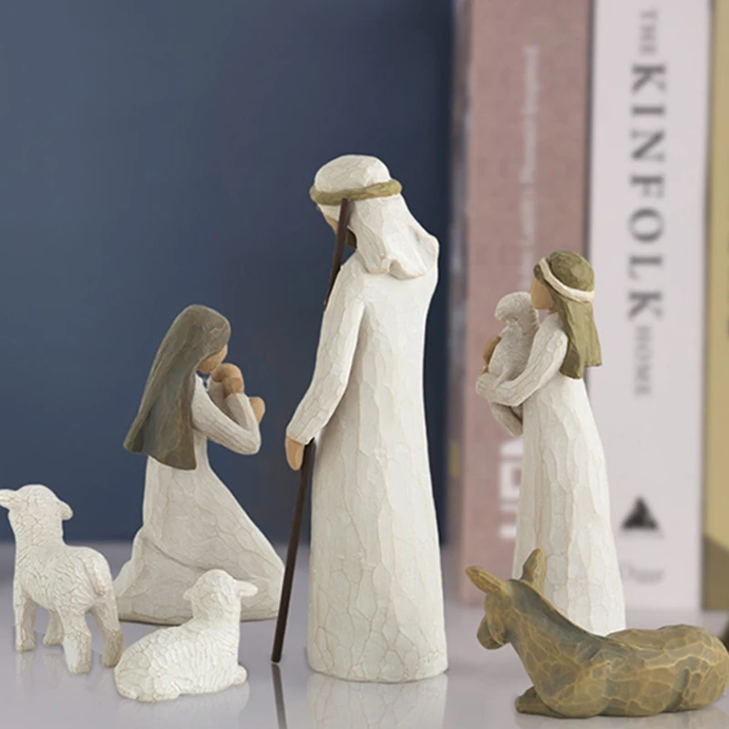 Resin Nativity Figure Set 5