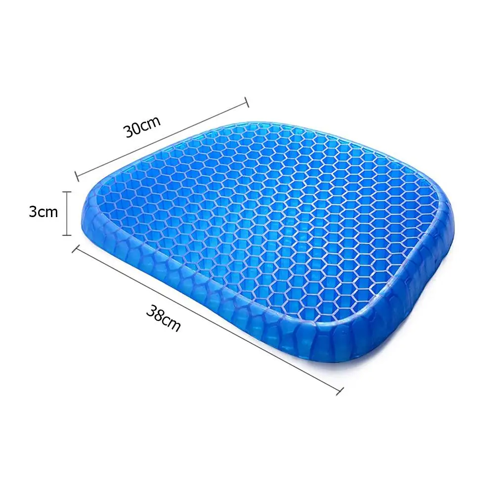 Gel Seat Cushion Double Layer Non-slip Breathable Honeycomb Egg Seat Cushion  Ice Pad for Car Office Chair Wheelchair Pain Relief - AliExpress