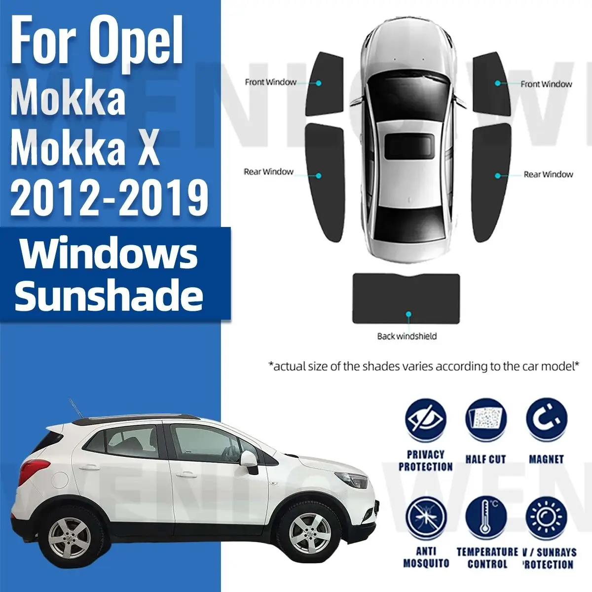 

Козырек от солнца для Opel Vauxhall Mokka X 2012-2019