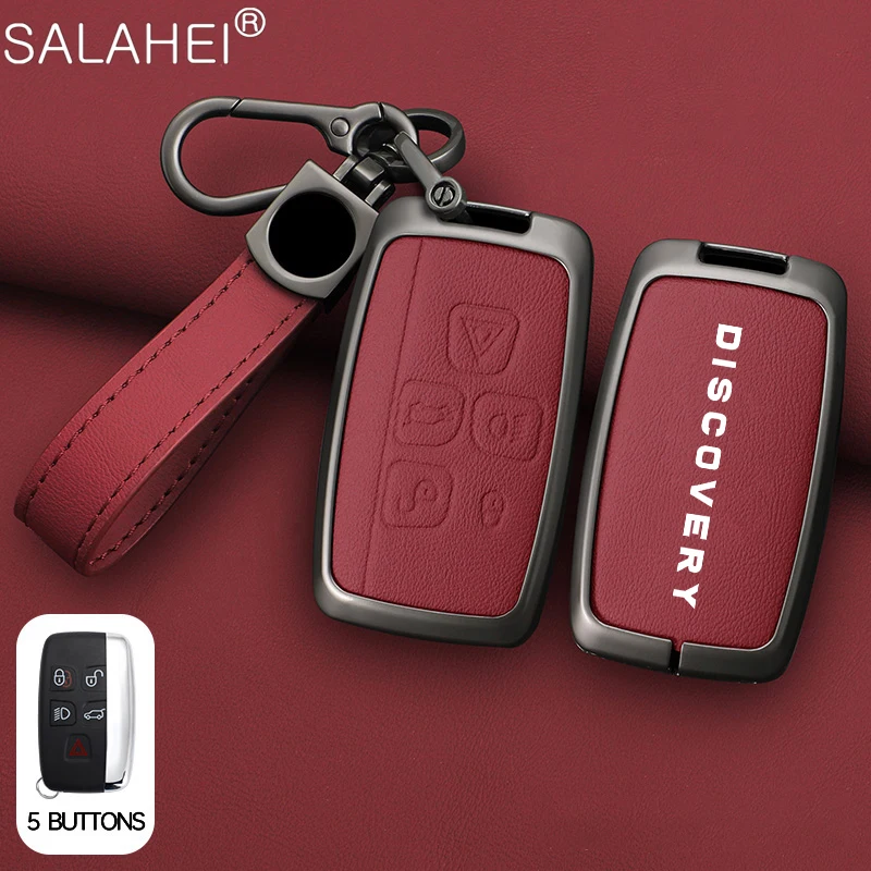 

Zinc Alloy Car Key Case Accessory For Land Rover Discovery 4 Smart Control Protect For Land Rover Sport Evoque Freelander Velar