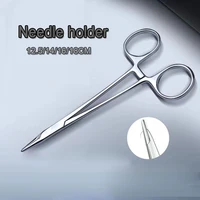 12.5/14/16/18cm Stainless Steel Surgical Handle Needle Clamp Suture Needle Holder Forceps farm Animal Veterinary Instruments 2