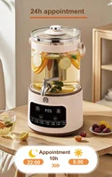 Bouilloire électrique 3L, robinet multifonction, Pot de santé, théière à fleurs en verre, rendez-vous au bureau, Machine à thé, seau à thé aux fruits Commercial 5