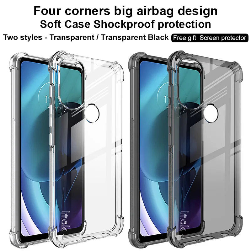 for Motorola Moto G71 5G Case IMAK Shock Resistant Airbag Shockproof