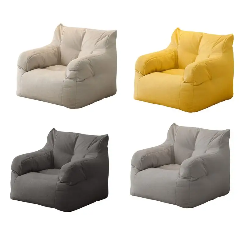 

Кресло-мешок с подлокотником, мягкий напольный стул для гостиной, спальни, украшение для гостиной