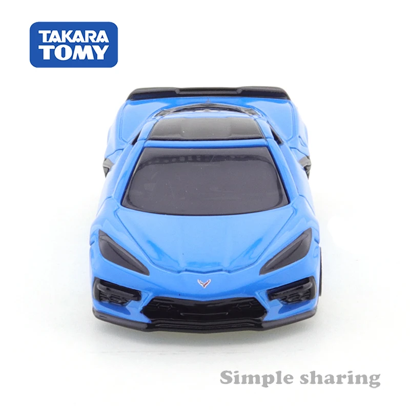 Takara Tomy Tomica No.91 Chevrolet Corvette 첫 번째 특별 사양 자동차, 1:64 자동차 모델 시뮬레이션 장난감, 소년 장난감 컬렉션