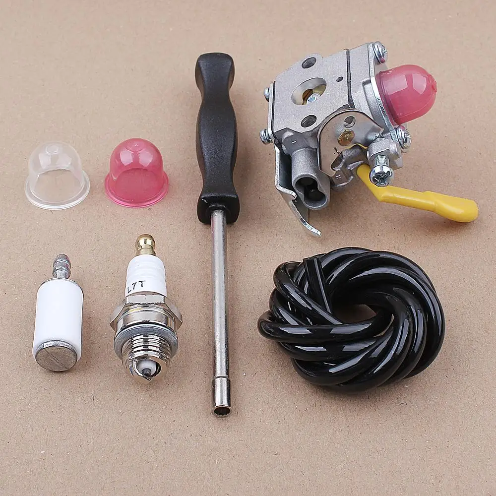 Carburetor Kit For Zama C1U-W18 FL20C SST25 Poulan Craftsman Trimmer Weedeater Replace 530071752 530071822 545081808 4