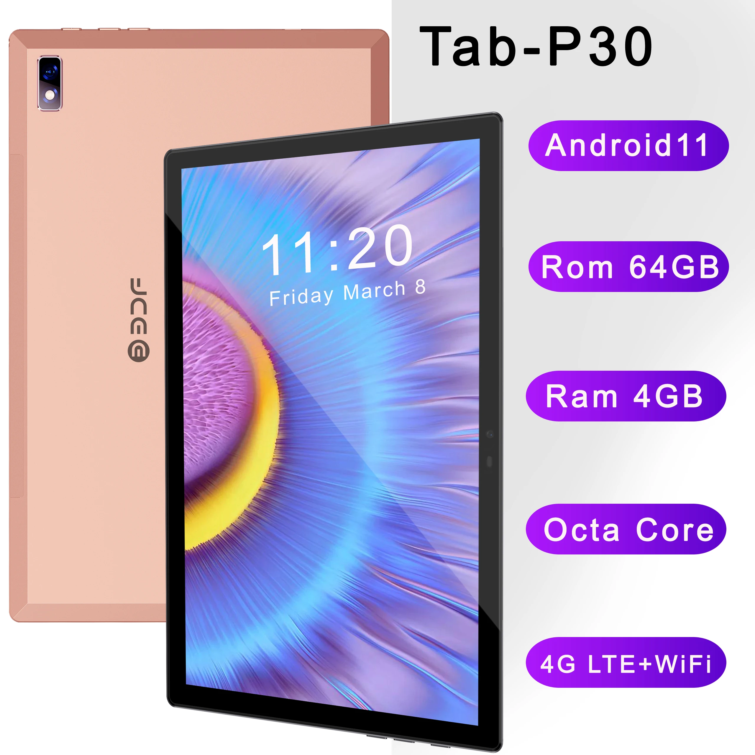 New 10.1 Inch Tablet PC Octa Core 4GB RAM 64GB ROM Android 11.0 Tablets 4G LTE Network Phone Dual SIM Wifi GPS Type-C Tablette best buy samsung tablet