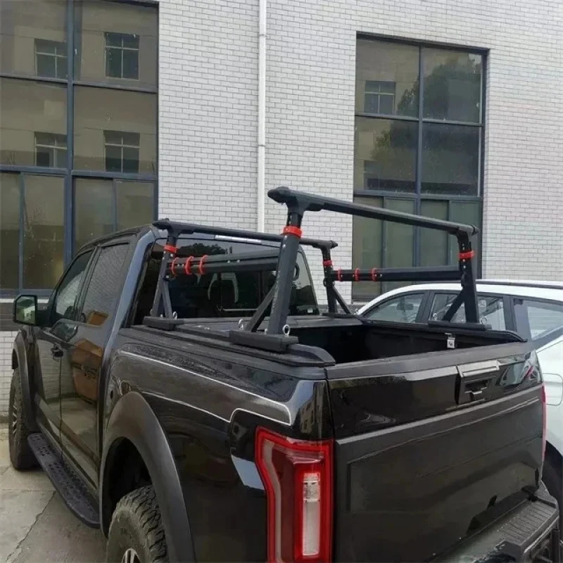 F150용 고품질 유니버셜 롤러 커버 픽업 트럭 적재함 알루미늄 사다리 랙