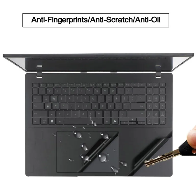 ASUS 게이밍 V16 V3607VU V3607VJ V3607VH V3607VM V3607VP 용 풀 바디 프리 컷 노트북 비닐 스티커 스킨 터치패드 커버 필름