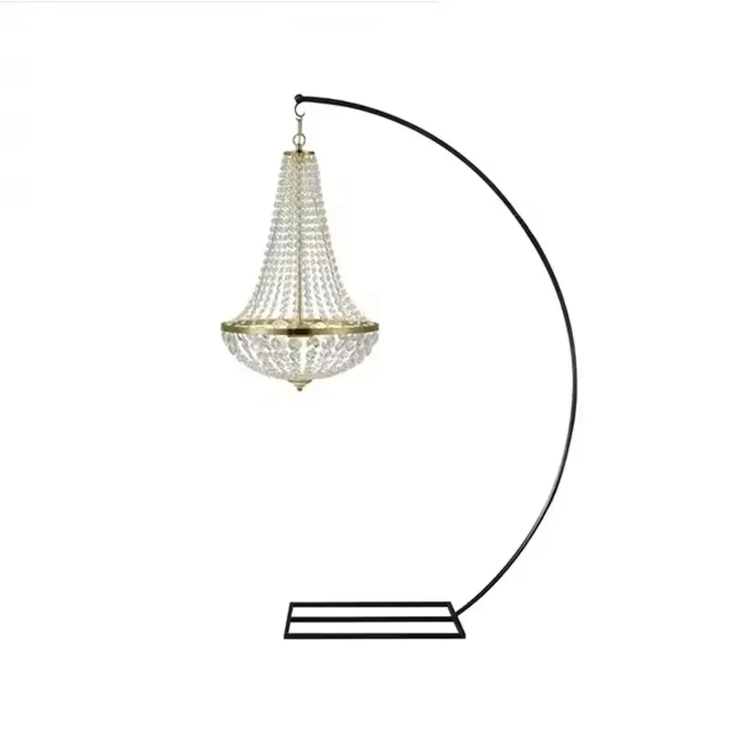 2 Stück Luxuriöse Hochzeits-Kronleuchter Dekorative Beleuchtung | Bühnen- und Party-Dekoration & Hintergrund-Dekoration | Elegante Beleuchtungsprops für Veranstaltungen – Detail 8