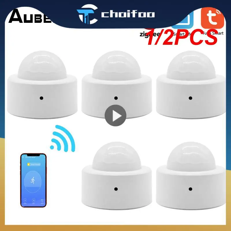 

1/2PCS Zigbee 3.0 Human Body PIR Motion Sensor Tuya Smart Life APP Remote Check Smart Home Security Detector For Alexa