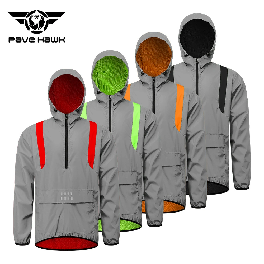 

Bicycle Cycling Jacket Reflective Windproof Waterproof Warm Hooded Jackets Men Women Outdoor Sports Running Cycling Windbreaker