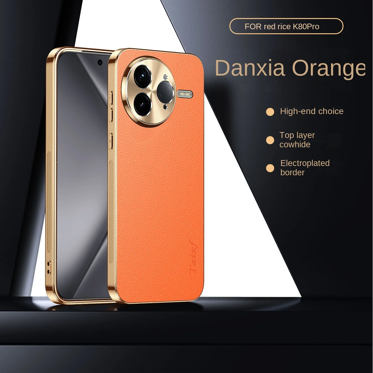 Luxury PU Leather Plating Lens Protective Back Cover Case - Premium Phone Shell