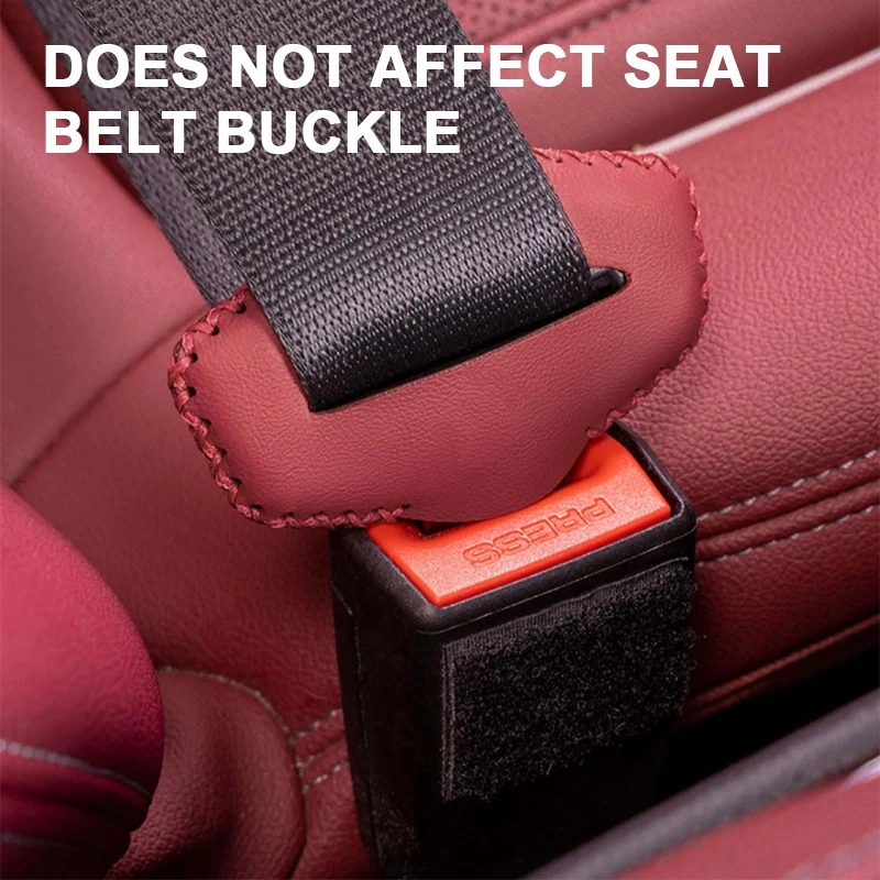 Leather Car Seat Belt Clip Extender Safety Seatbelt Lock Buckle Plug Cover Thick Insert Socket Extender Safety Buckle seat belt extender,seat belt clip,seat belt extender kit,seat belt lock,car seat belt accessory