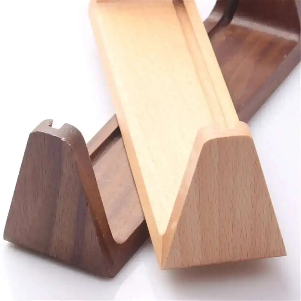 7 Inch Solid Wood Photo Picture Frame High Definition Acrylic Table Top Sign Holder Display Stand