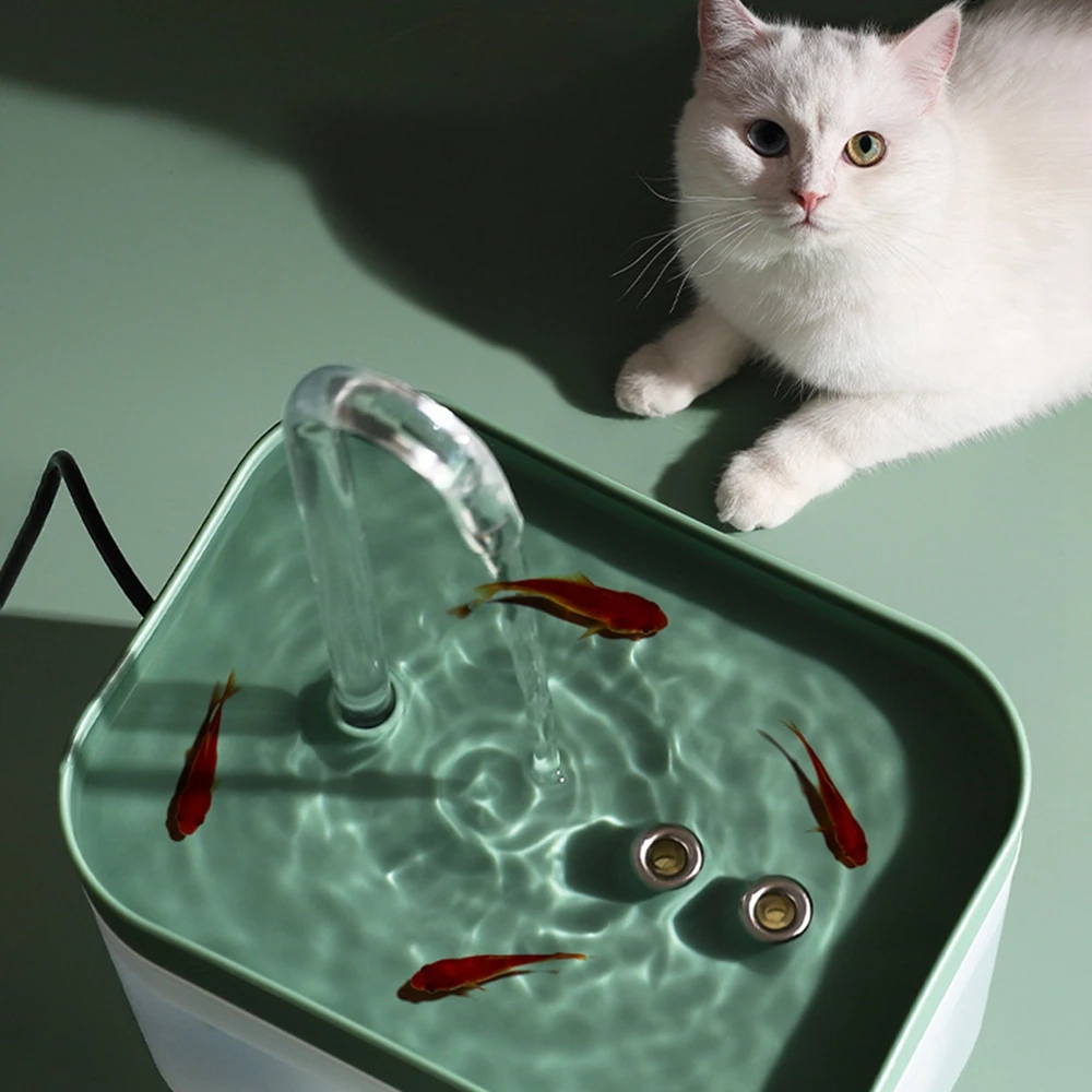 Title 10, 1.5L Automatic Cat Water Fountain USB Electric ...
