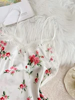 Ensemble 2 pièces pour femmes, haut et pantalon en dentelle imprimés, élégant et romantique, confortable et respirant, vêtements pour femmes 5