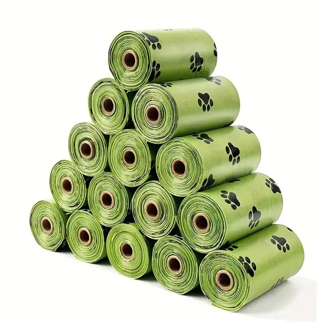 240pcs/16Rolls Thick Dog Poop Bags, Leak Proof Pet Waste Bag For Dog Outdoor Walking 1