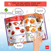 Montessori English Touch Book Interactive Book E-book Children's Early Learning Toys Children's Audiobooks 2