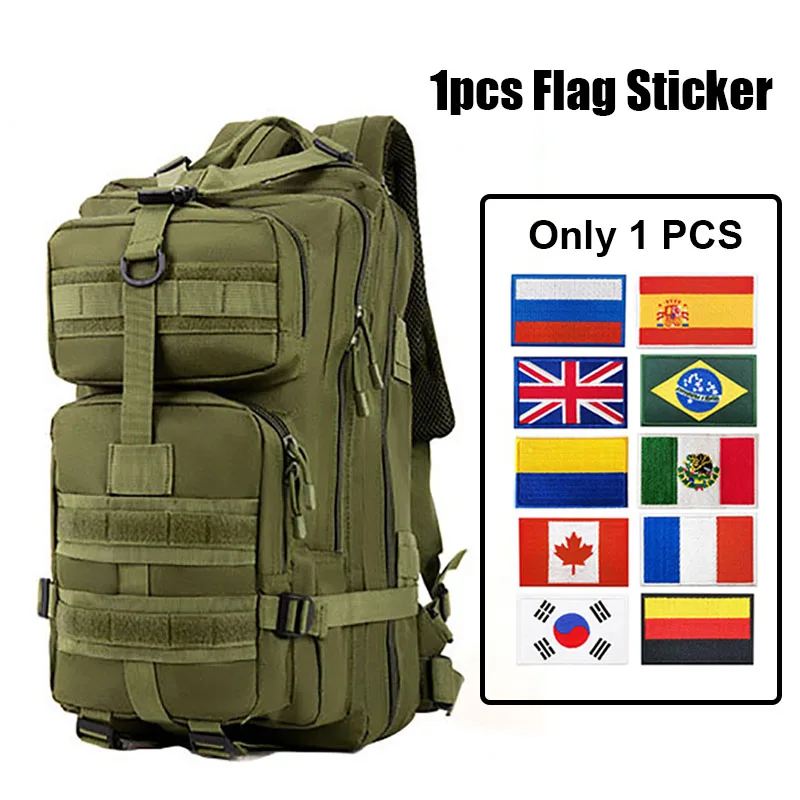 

3P Military Molle Bag Outdoor High Capacity 35L Tactical Backpack Male Camping Mountaineering Hiking Rucksack Medium Size