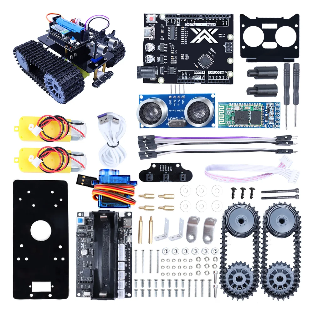 Programming Smart Robot Starter Kit For Arduino Uno R3 Project Stem Educational Robotics with Bluetooth Remote Complete Set Kits